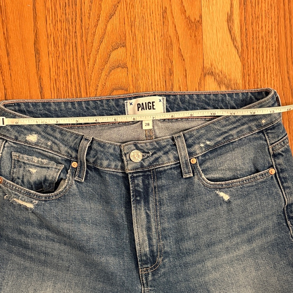 Paige Collette Crop Denim Jeans Size 28 - Picture 5 of 7